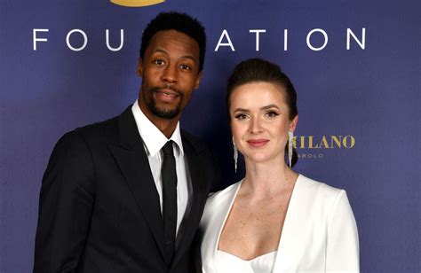 gael monfils and elina svitolina